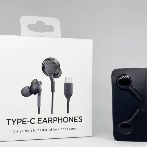 AURA Type-C Wired Earphones - Studio-Level Clarity