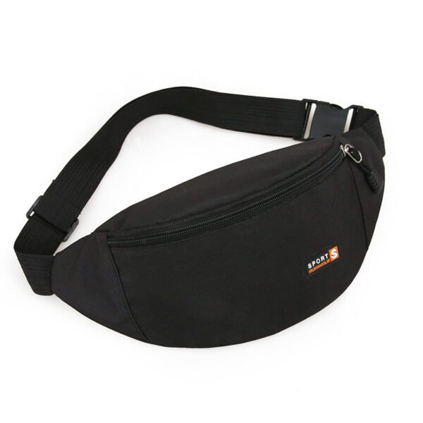 CENICEN Black Sport Chest Bag - 22cm x 15cm