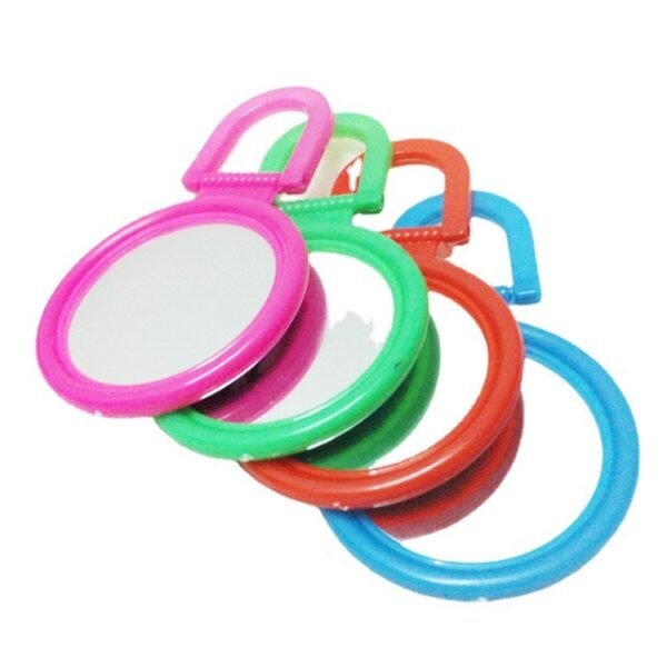 Portable Handheld Mirror - 10.8x6.6cm, Random Color