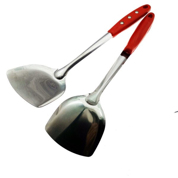 Red Handle Stainless Steel Turner