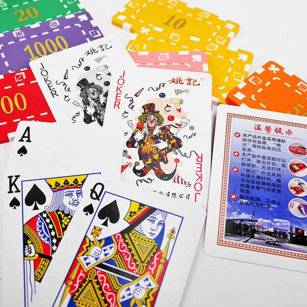 YAOJI Plastic Coated Playing Cards - 8.8×5.7cm