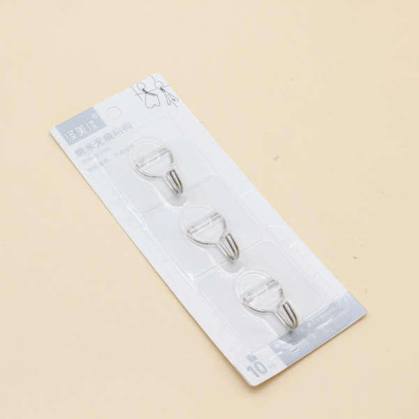 Zemijia Nano Hooks - 10kg Heavy Duty (3-Pack)